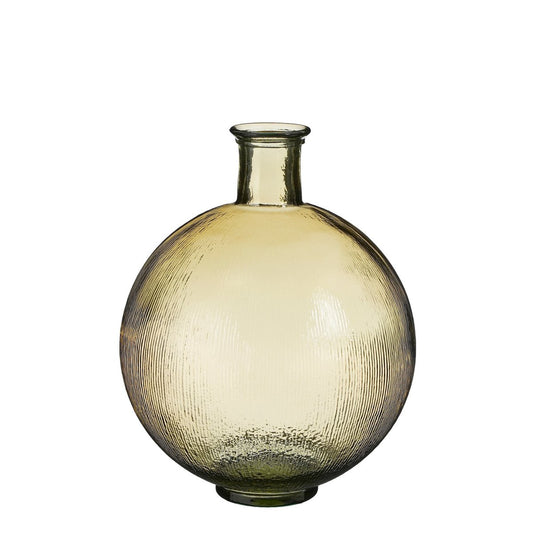 Firenza Fles Vaas - H42 x Ø34 cm - Gerecycled Glas