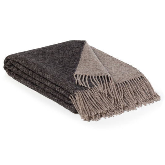 Wollen deken Onyx